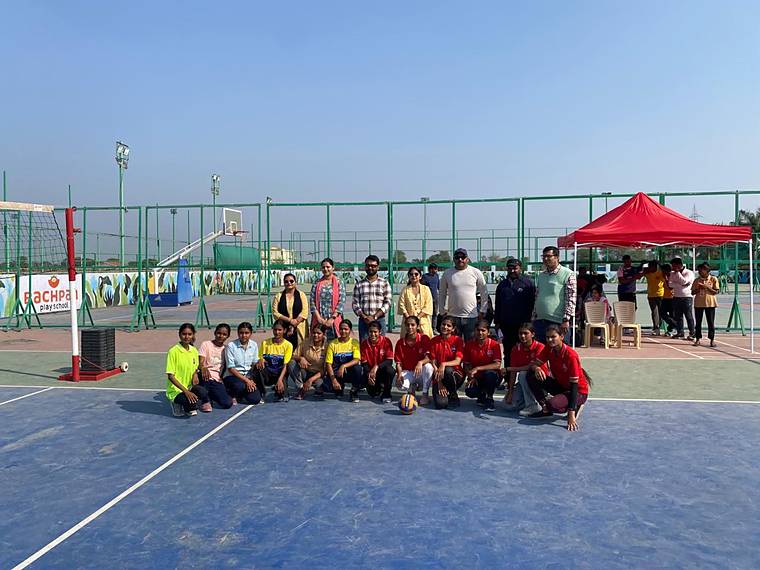 Inter-college sports at the campus courts