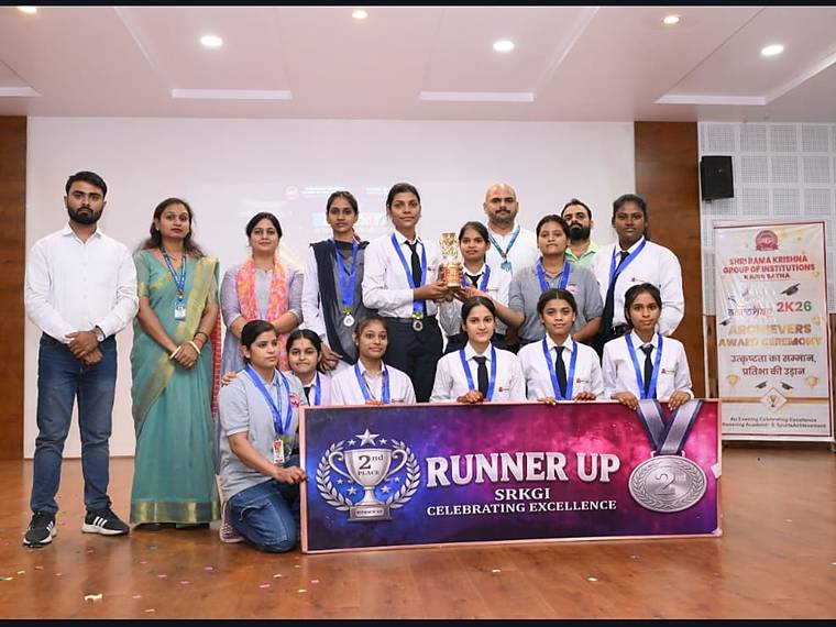 Runner-up team, SRKGI Celebrating Excellence